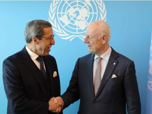 المبعوث الأممي إلى الصحراء يلتقي سفير المغرب لدى الأمم المتحدة
