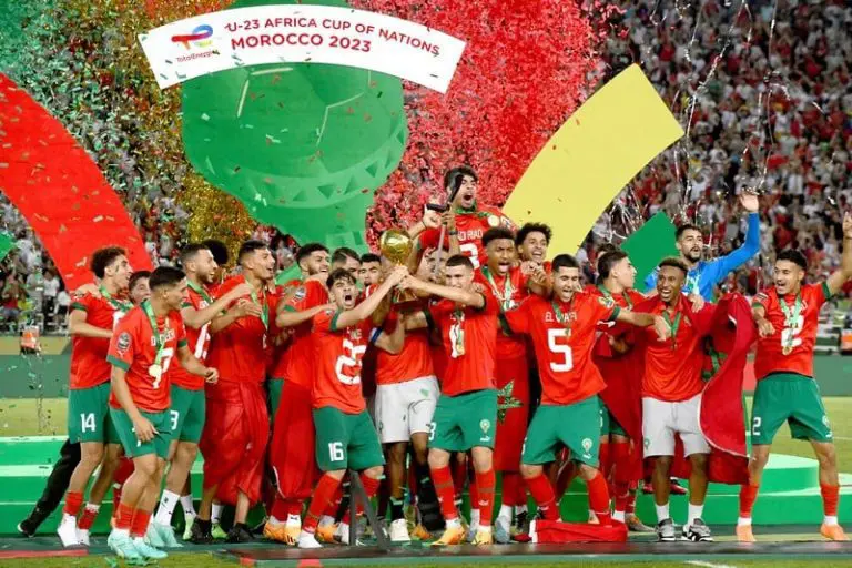 المغرب يتوج بطلا لإفريقيا للشباب والملك يهنئ