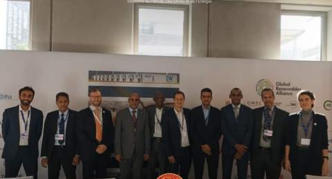 ولد أشروقه: موريتانيا منفتحة على تطوير المزيد من مشاريع الطاقة المتجددة