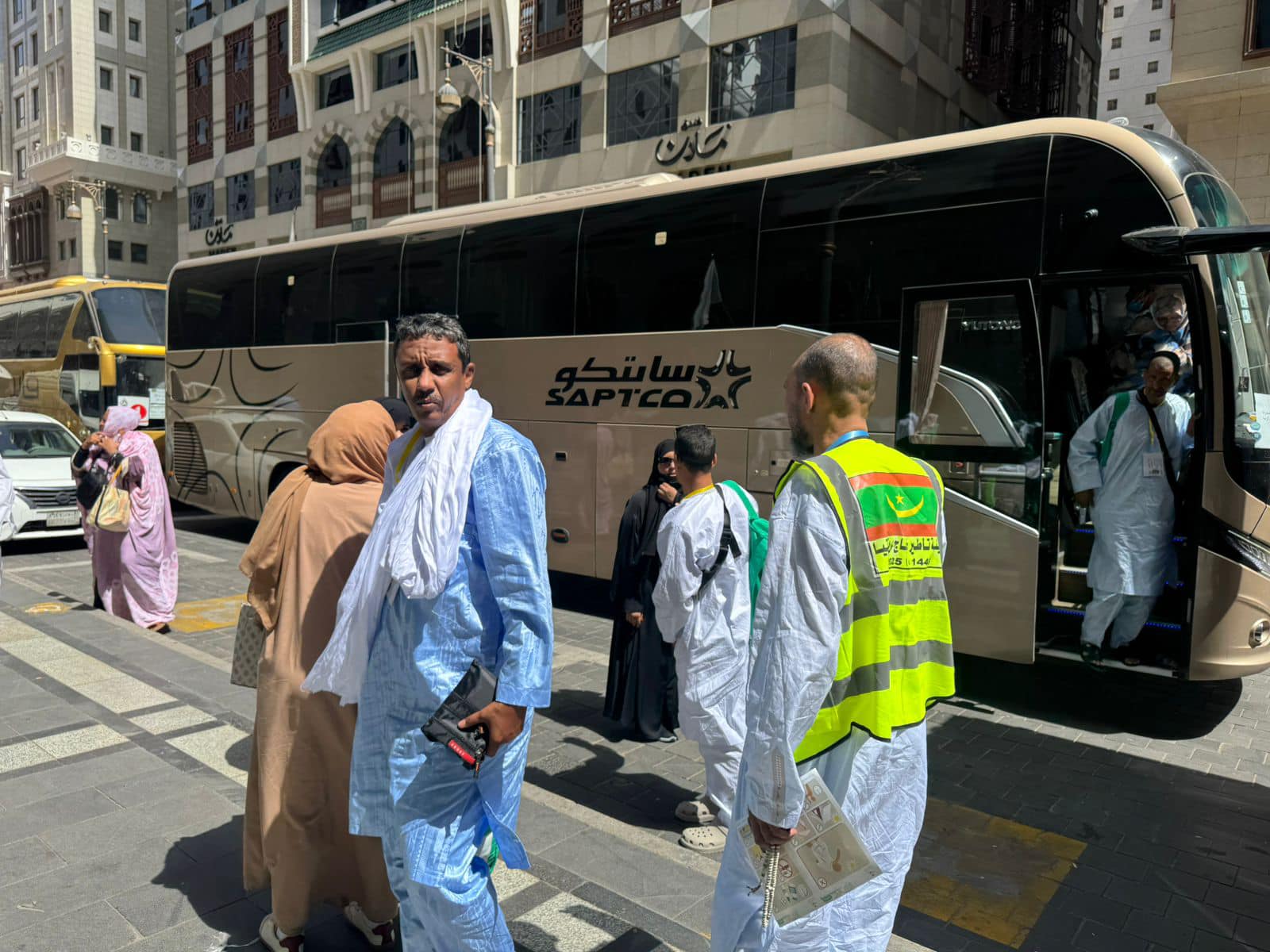 الفوج الثاني من الحجاج الموريتانيين يصل إلى المدينة المنورة