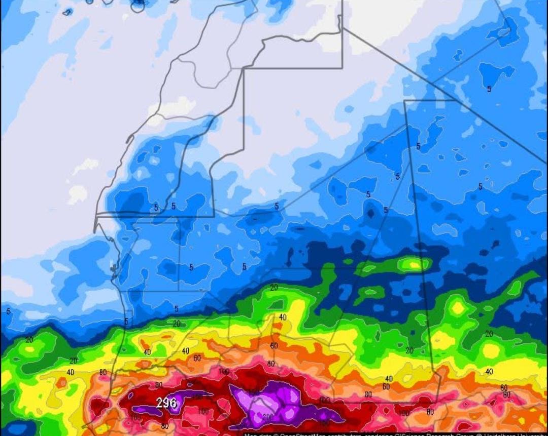 Mauritanie : De fortes pluies attendues dans le sud du pays ce week-end