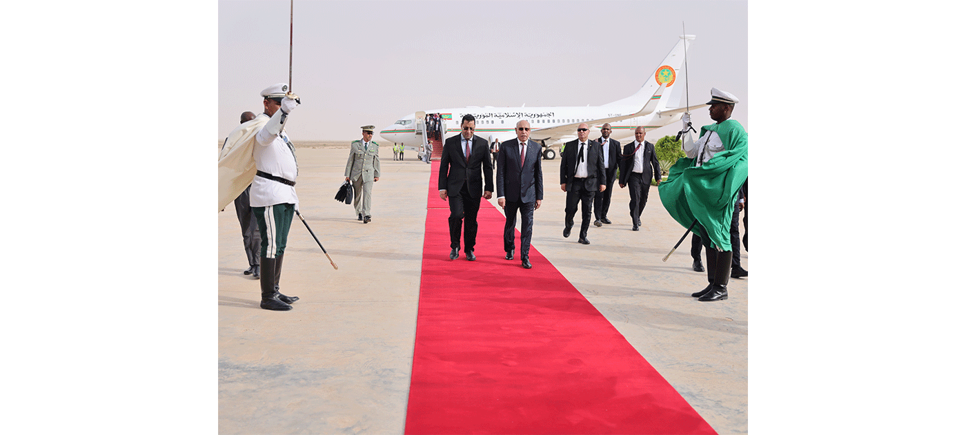 رئيس الجمهورية يعود إلى نواكشوط بعد أن حضر حفل تنصيب رئيس مجموعة البنك الإفريقي للتنمية بأبيدجان