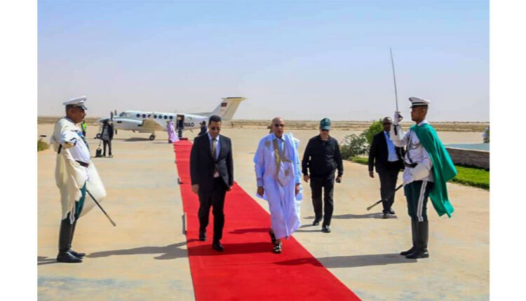 Le Président de la République de retour à Nouakchott après une visite d’inspection dans la Wilaya du Gorgol