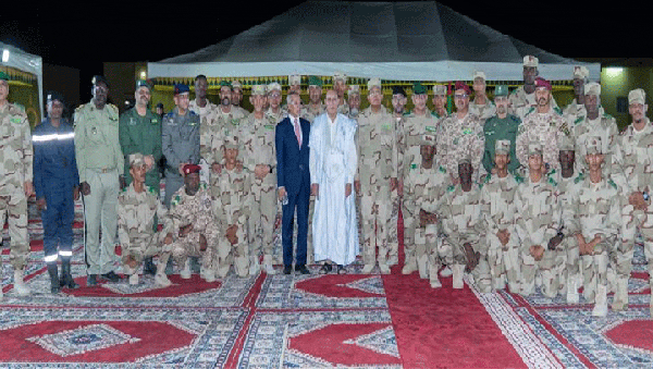 حامية أطار : غزواني يفطر مع أفراد القوات المسلحة وقوات الأمن